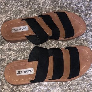 Steve Madden Pascale Sandals in Black